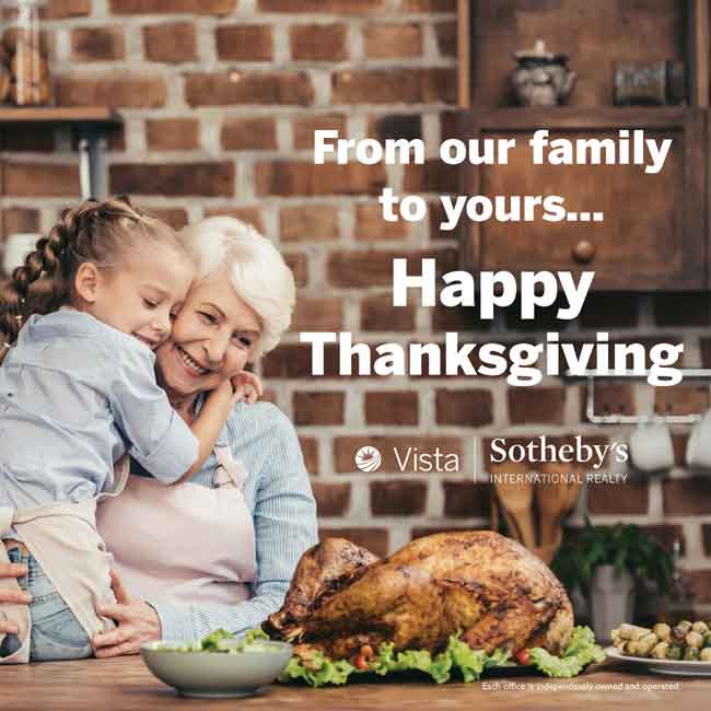 Happy Thanksgiving from South Bay Senior Condos