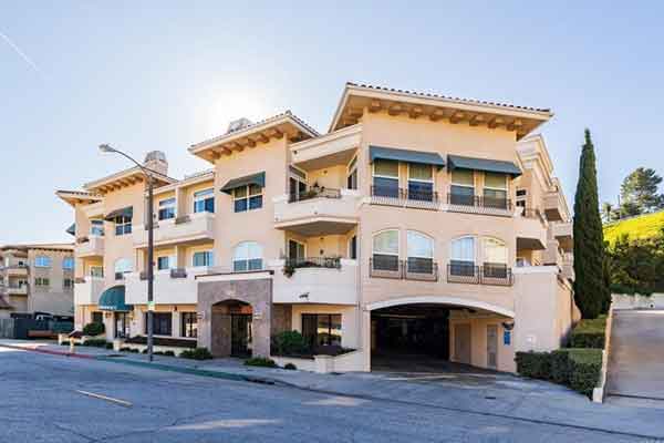 55+ condos of Rolling Hills Villas at 901 Deep Valley Drive, Rolling Hills Estates, CA 90274